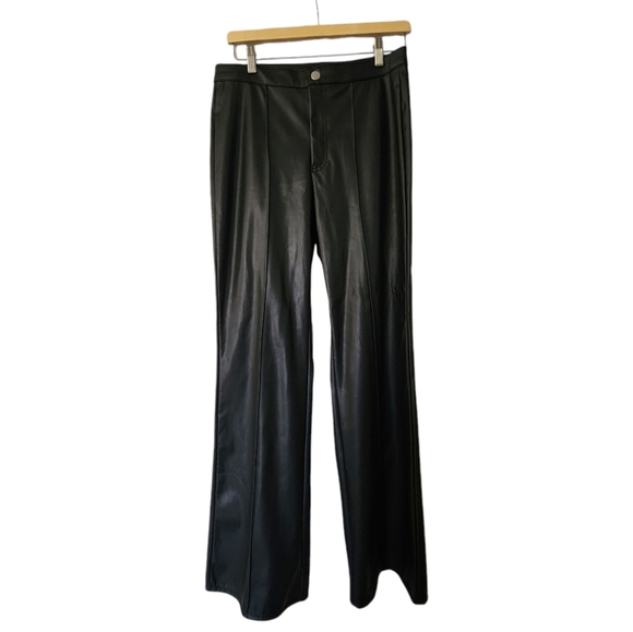 Wild Fable Faux Leather Pants Black 8 - Picture 3 of 9